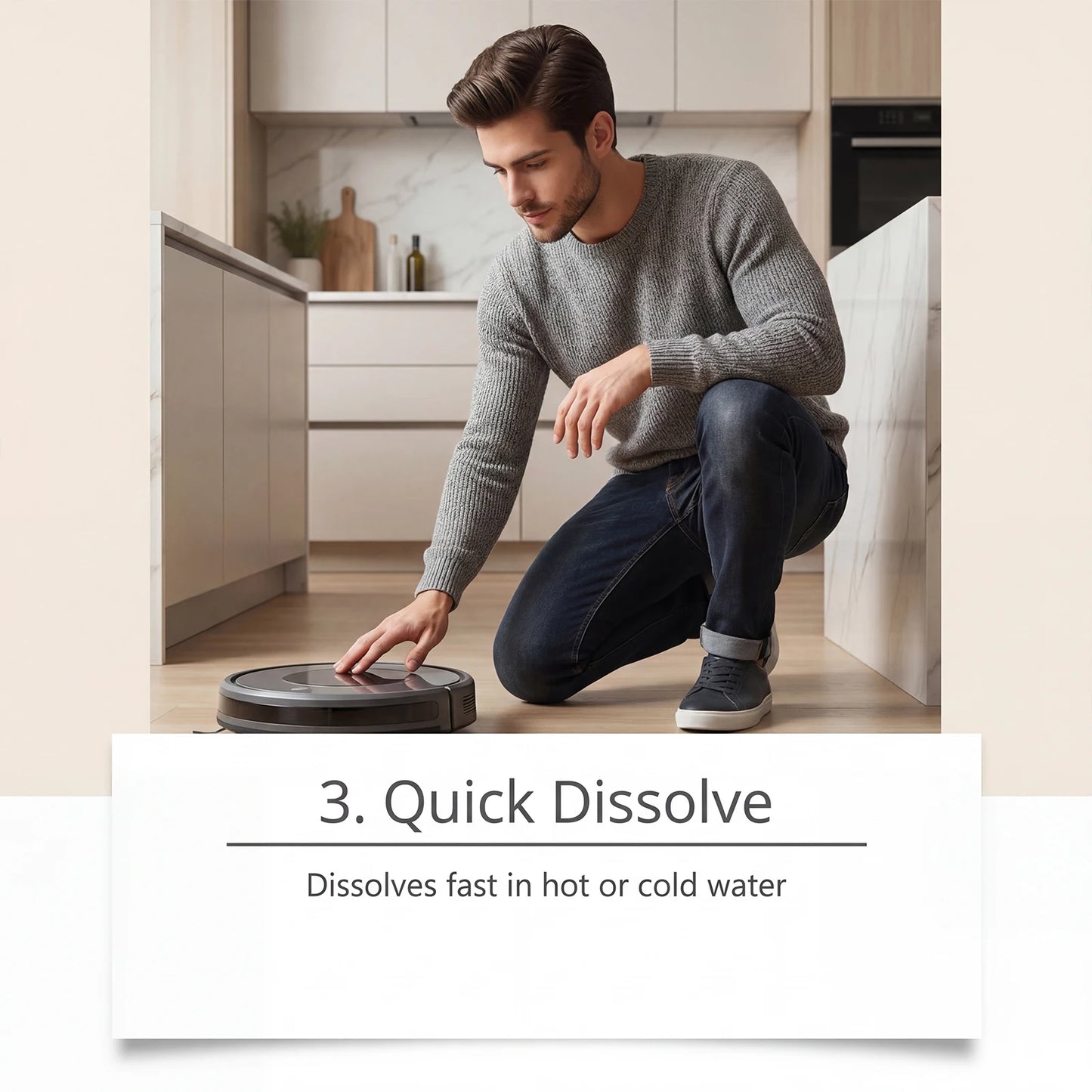 Jakehoe Dissolving Floor Cleaner Tablets | Deep Clean & Lemon Scent