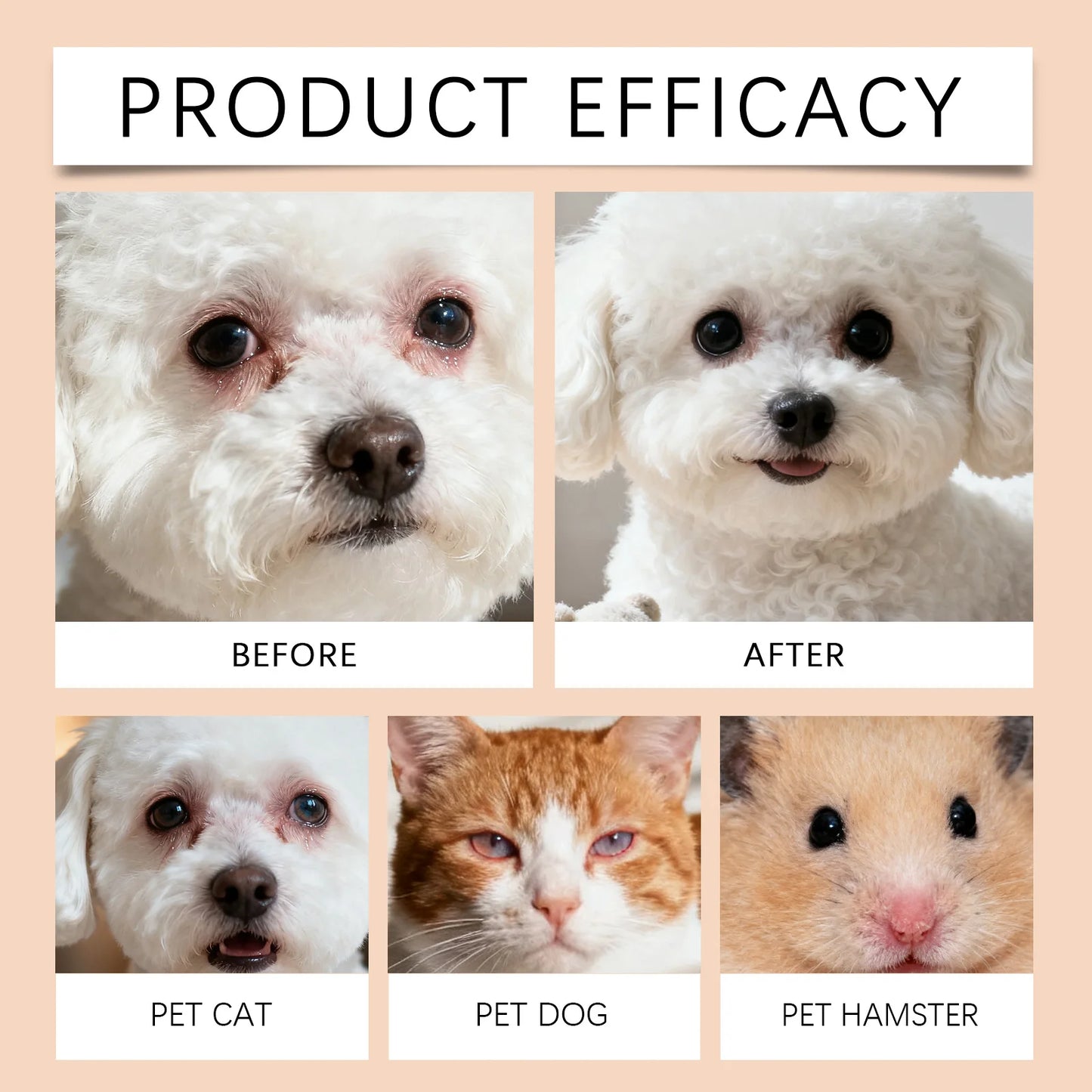 YEGBONG Pet Tear Stain Remover Cream Stick – Gentle 15g