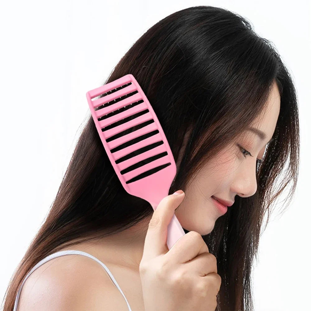 Hollow Out Detangling Hair Brush & Scalp Massage Comb
