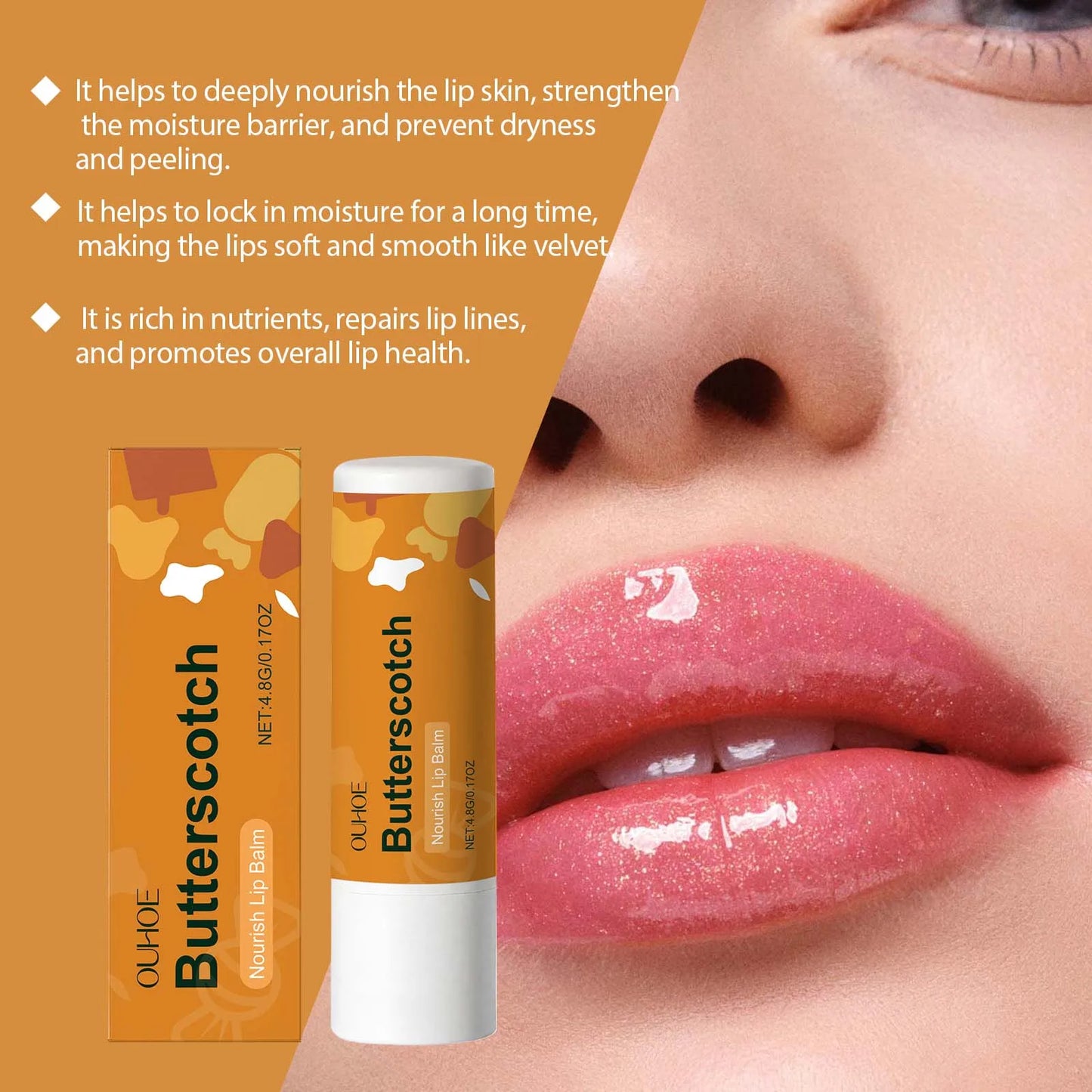 Ouhoe Anti-Chapped Lip Balm | Nourishing Multi-Flavor
