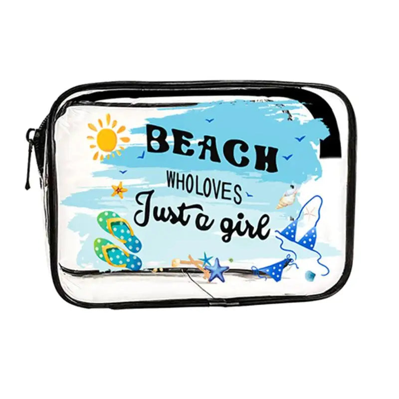 Clear PVC Travel Toiletry & Makeup Bag – Waterproof Organizer