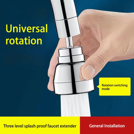 3-Speed Rotatable Kitchen Faucet Extender & Anti-Splash Nozzle Faucet Nozzle Extender Oasis Select