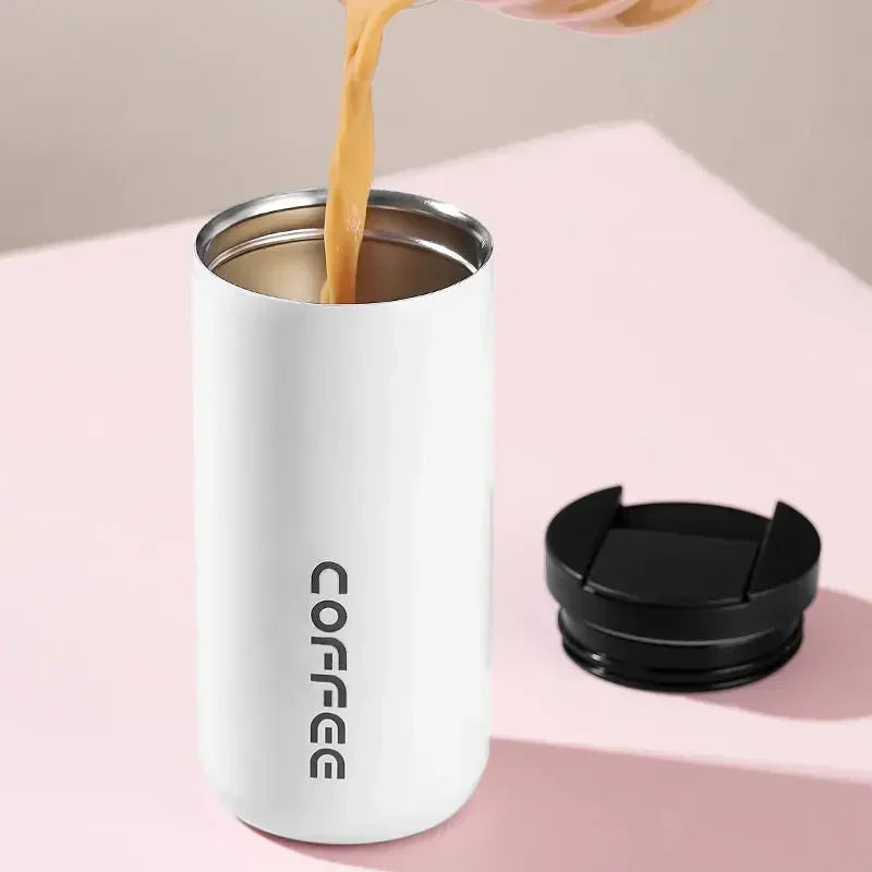 Car Mount Stainless Steel Insulated Coffee Cup | 400ml & 550ml Insulated Travel Mug Peaceful Pleasures Health and Wellness