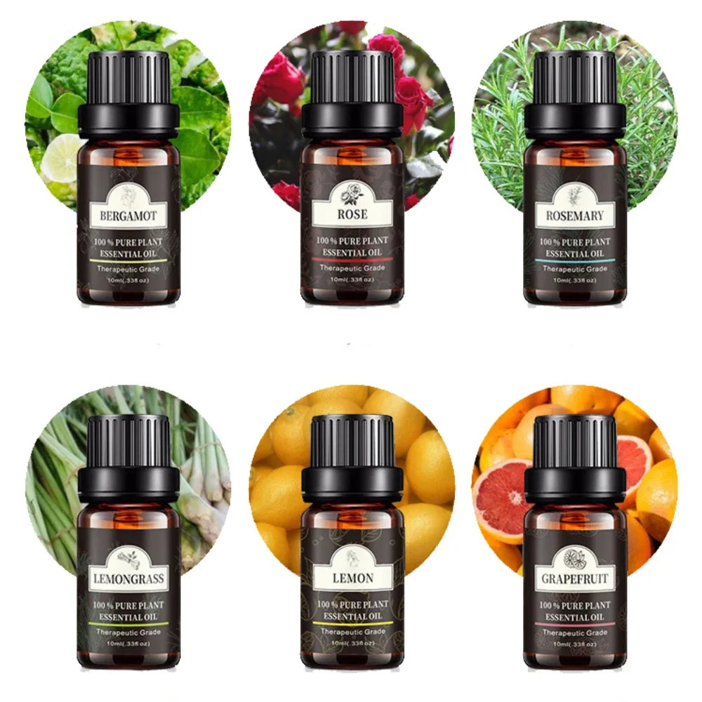 10ml Lavender Oil Aromatherapy Essential Oils For Diffuser Relaxation Calming Lavender Rose Lemon Oil High Quality 100% Pure Peaceful Pleasures Health and Wellness