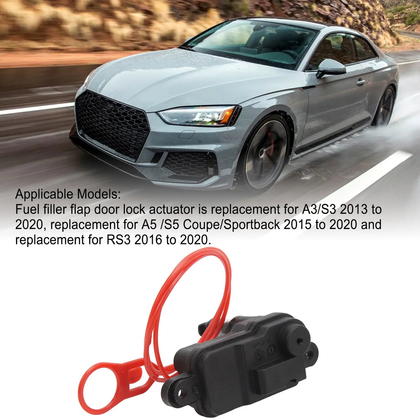 Fuel Filler Flap Actuator 8V0862153A Enhanced Security Rugged