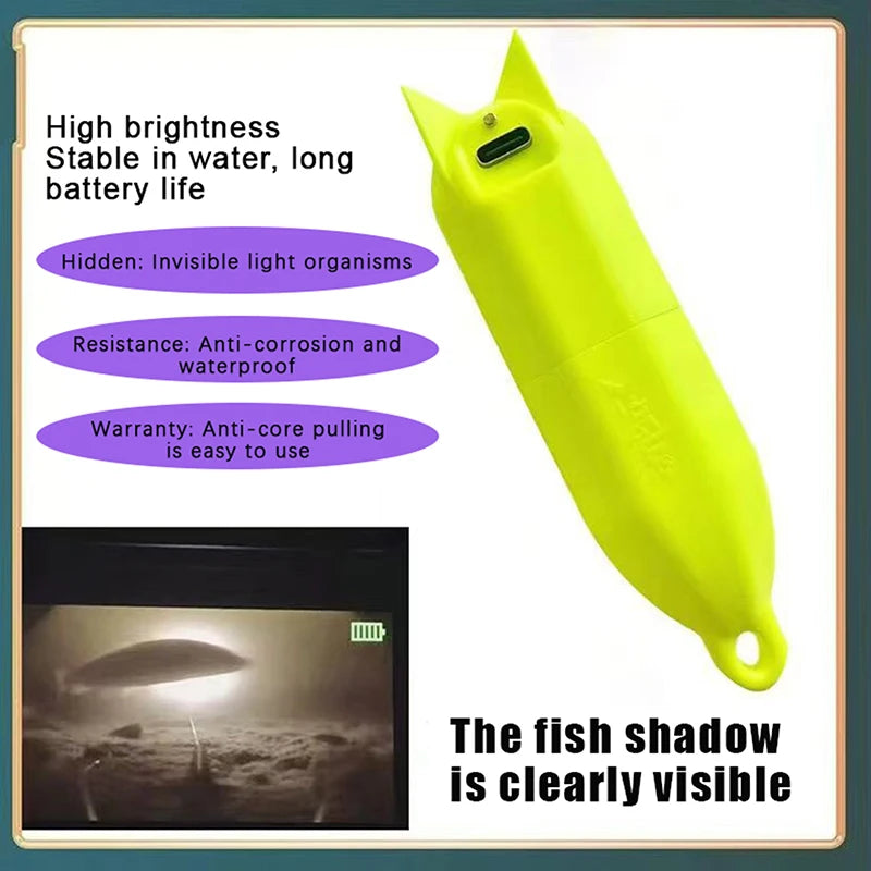 360° LED Night Fishing Float – Super Bright Glow Fish Finder
