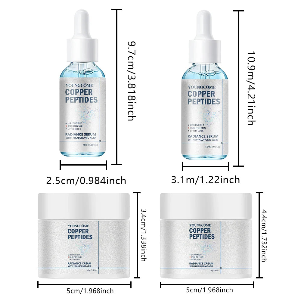 YOUNGCOME Copper Peptides Radiance Cream & Serum Set