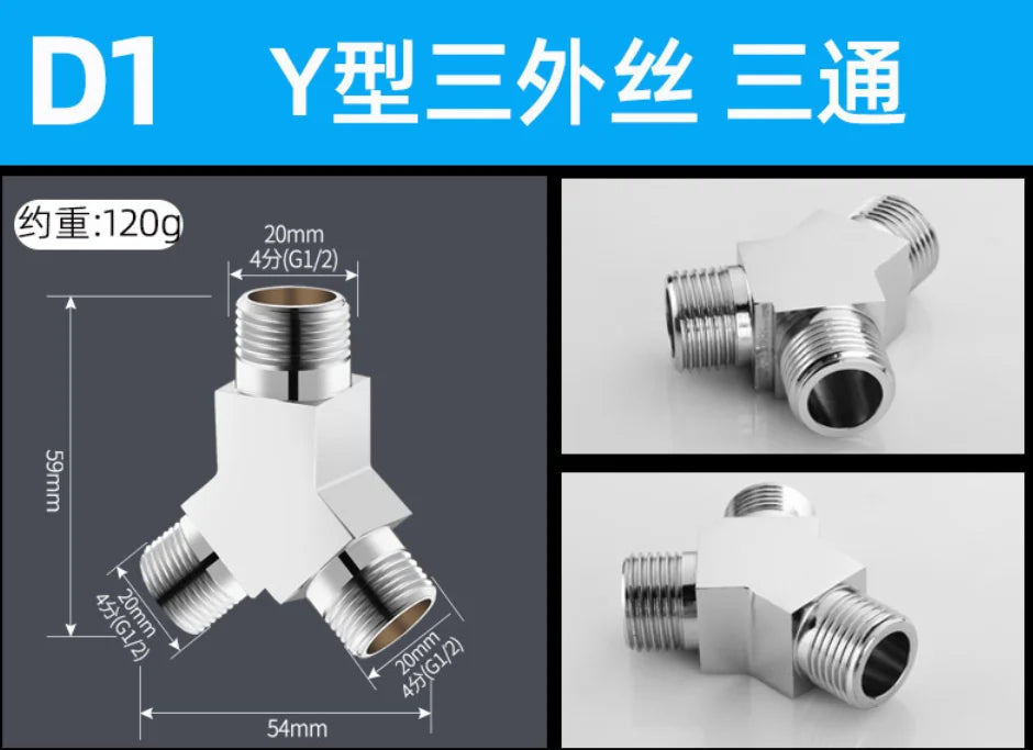 G1/2 Brass Triangle Valve – Water Stop Valve | Bathroom & Laundry