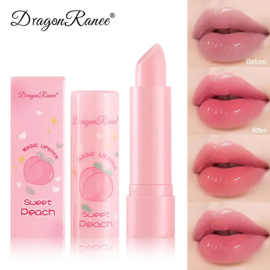 Dragon Ranee Color-Shift Peach Jelly Lip Balm – Tinted & Long-Lasting Tinted Lip Balm Oasis Select