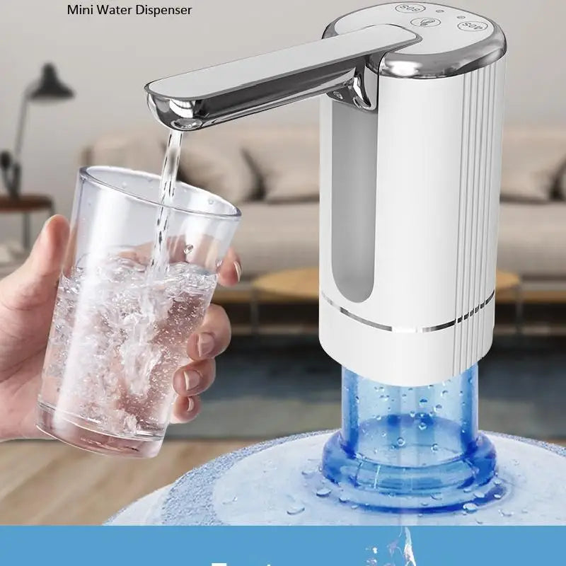 HOMEFISH Electric Household Folding Water Pump Bucket Automatic Water Dispenser Small Water Outlet for Home Use Peaceful Pleasures Health and Wellness