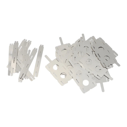 30-Piece Nickel-Plated Steel Sheets for Battery Spot Welding Battery Nickel Sheets Oasis Select 30pcs