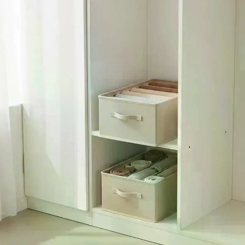 5-Grid Clothes Storage Organizer Box | Drawer Divider