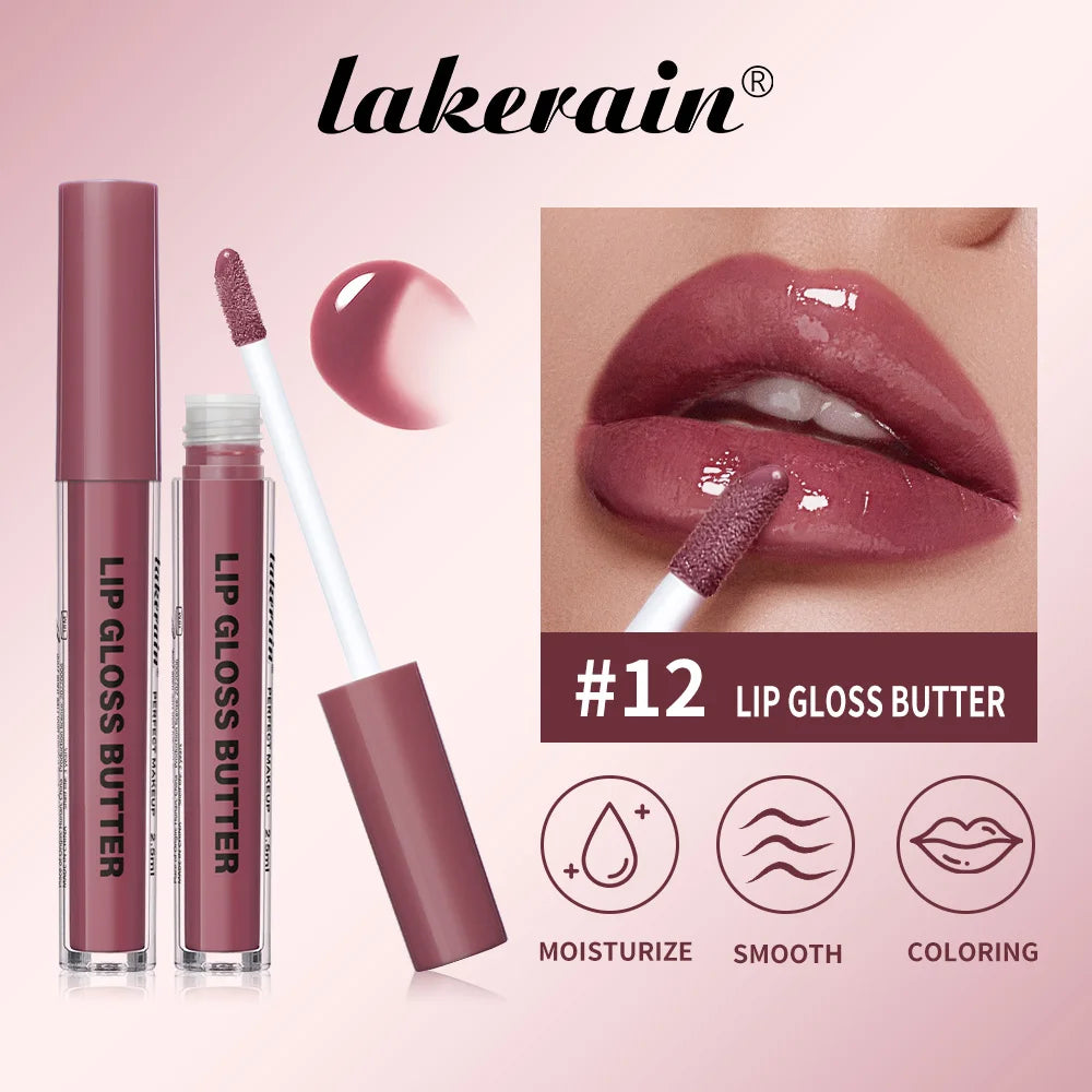 Lakerain Glossy Lip Gloss Butter – Mirror Finish & Moisturising