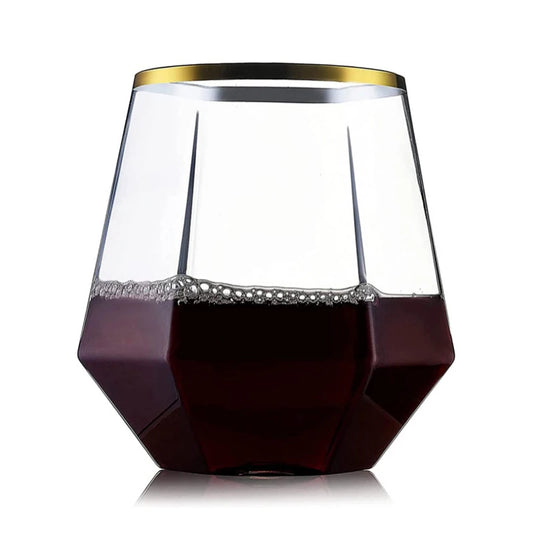 360ml Plastic Whiskey Cup Wedding Wine Glasses Drinkware Transparent Cocktail Glass Party Bar Club Drinking Tools Tea Coffee Mug Peaceful Pleasures Health and Wellness