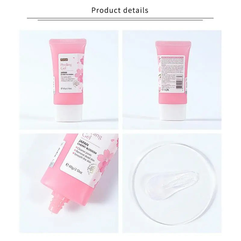 Cherry Blossom Face Peeling Gel – Gentle Exfoliating Scrub