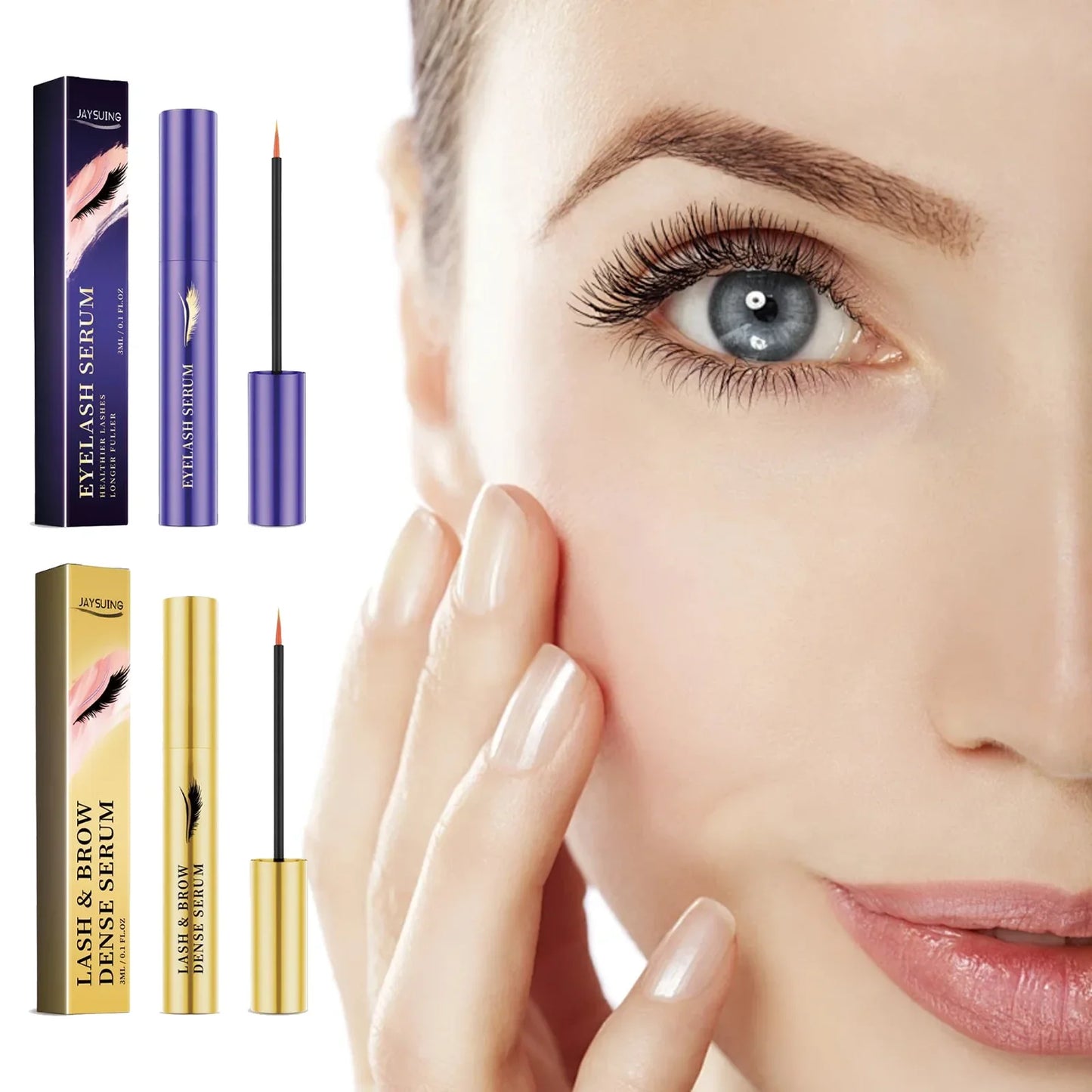 Jaysuing Eyelash & Eyebrow Growth Serum – Lengthen & Thicken
