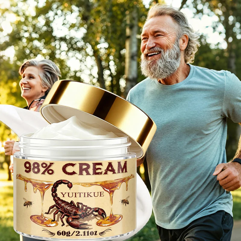 YUITIKUE 98% Scorpion Bee Venom Cream 60g Soothing & Nourishing Care for Skin Comfort Peaceful Pleasures Health and Wellness