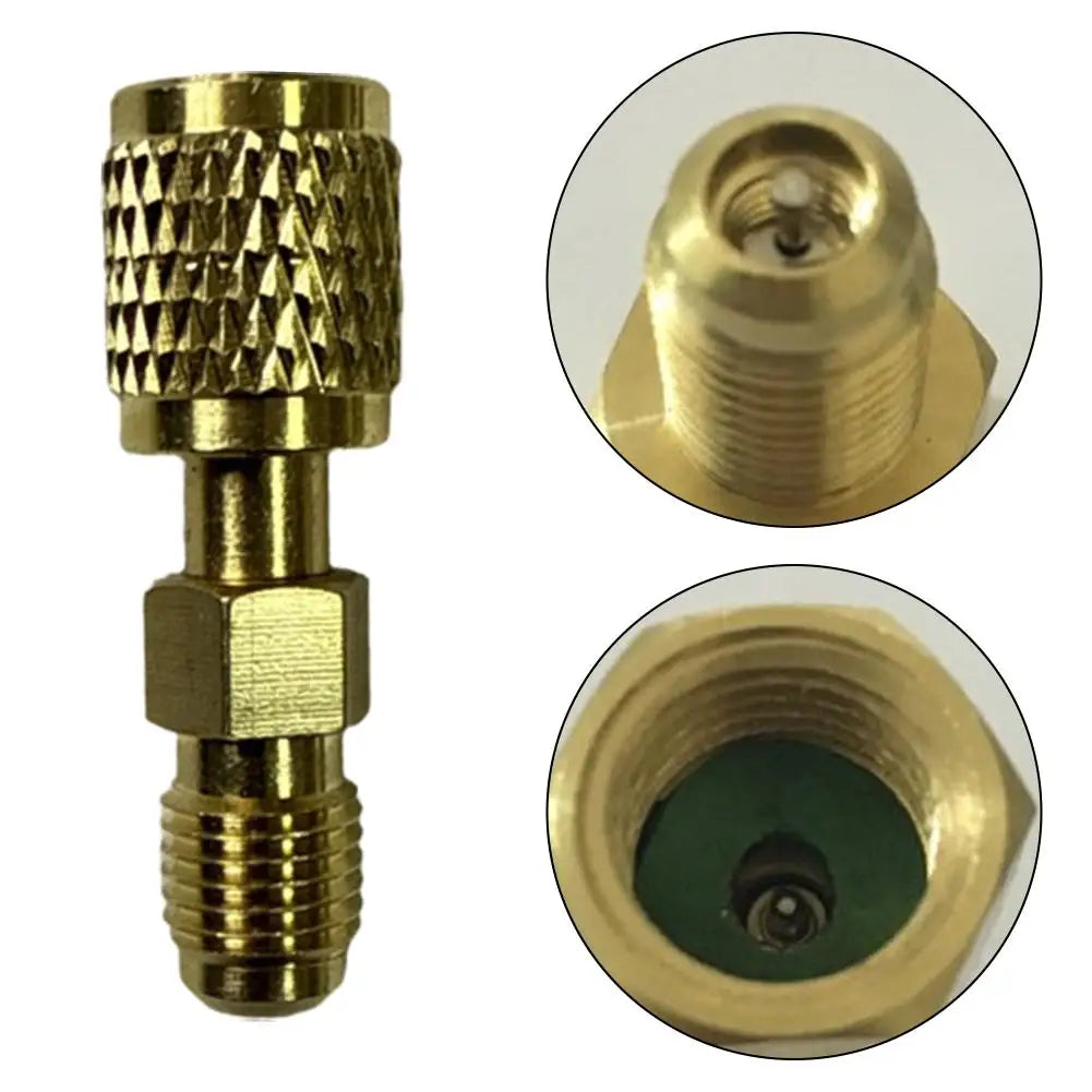 R32 1/4 SAE Thread Adapter for R32/R454B Connectors Peaceful Pleasures Health and Wellness