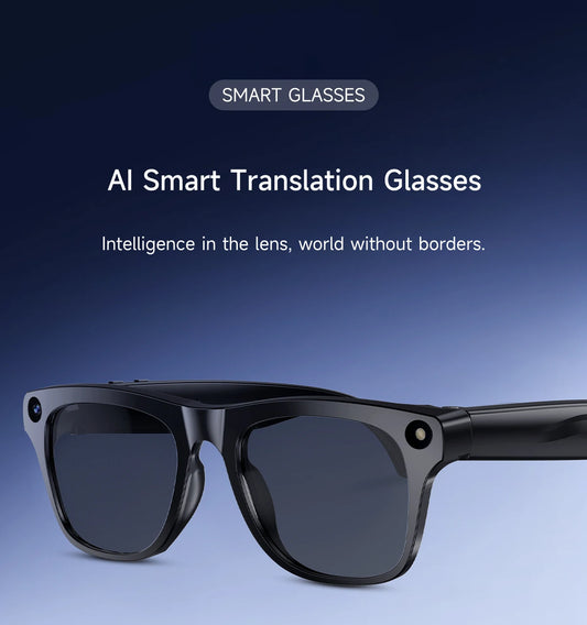2026 AI Smart Glasses Camera Recording AI Photo Recognition Bluetooth Call Translation Voice Assistan Sunglasses For Men Women Peaceful Pleasures Health and Wellness