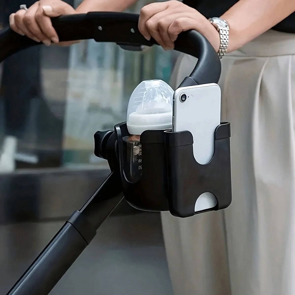 2-in-1 Universal Stand Suitable Stroller Cups Phone Holders