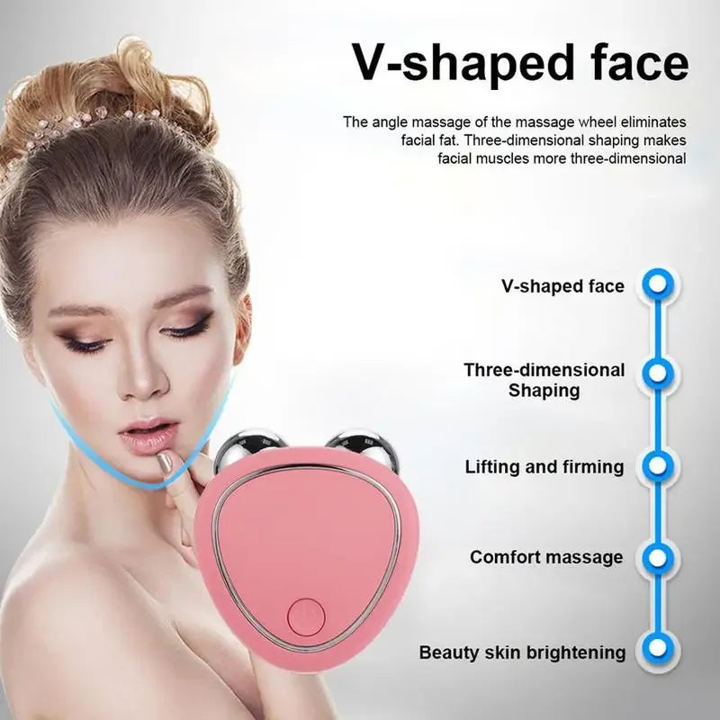 Mini Microcurrent Facial Device + EMS Face Lift Kit Skincare Devices Peaceful Pleasures Health and Wellness