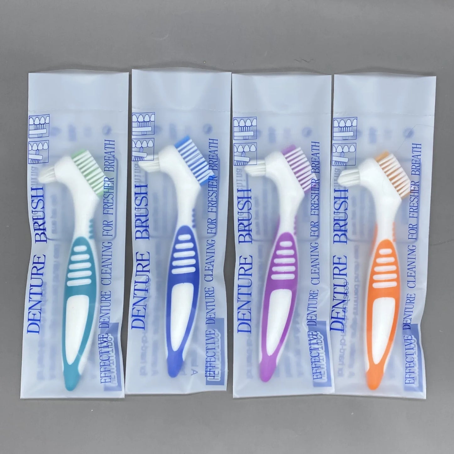 Double-Sided Denture Cleaning Brush | Denture Care Tool