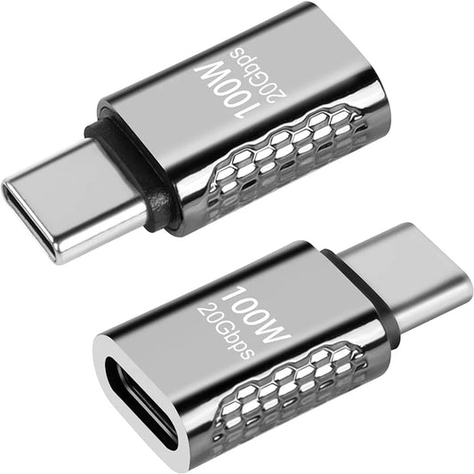 100W 20Gbps USB-C 90° Right Angle Adapter | PD Fast Charging USB-C Angle Adapter Peaceful Pleasures Health and Wellness