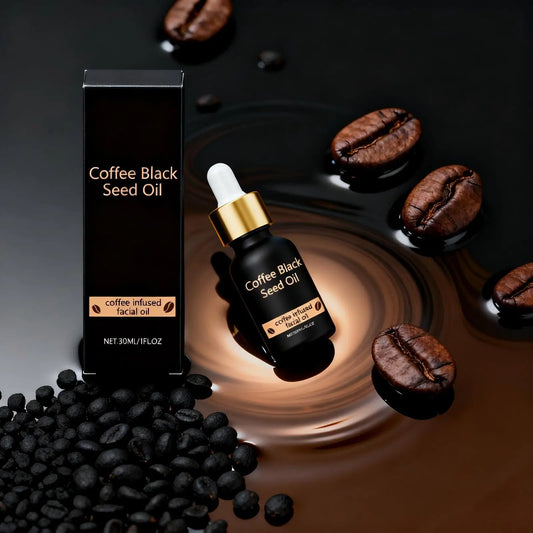 Coffee Black Seed Facial Oil – Hydration & Anti-Wrinkle 30ml Facial Oil Serum Peaceful Pleasures Health and Wellness