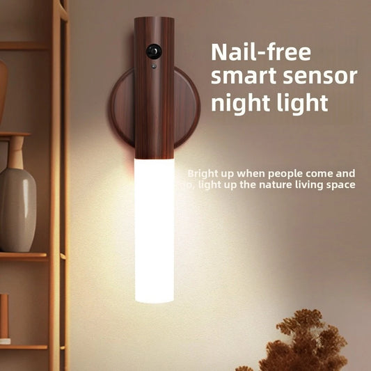 Motion Sensor LED Night Light | Magnetic Wall Lamp – Auto On/Off Motion Sensor Wall Light Peaceful Pleasures Health and Wellness