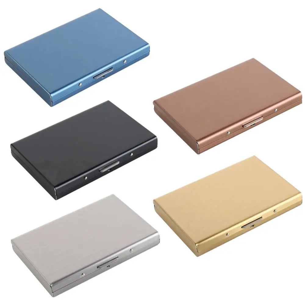 RFID Blocking Card Holder – Slim Metal Business Card Case