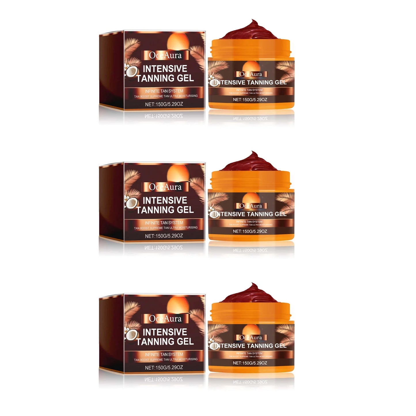 Sunless Self Tanning Gel & Bronzing Cream Set – Glow