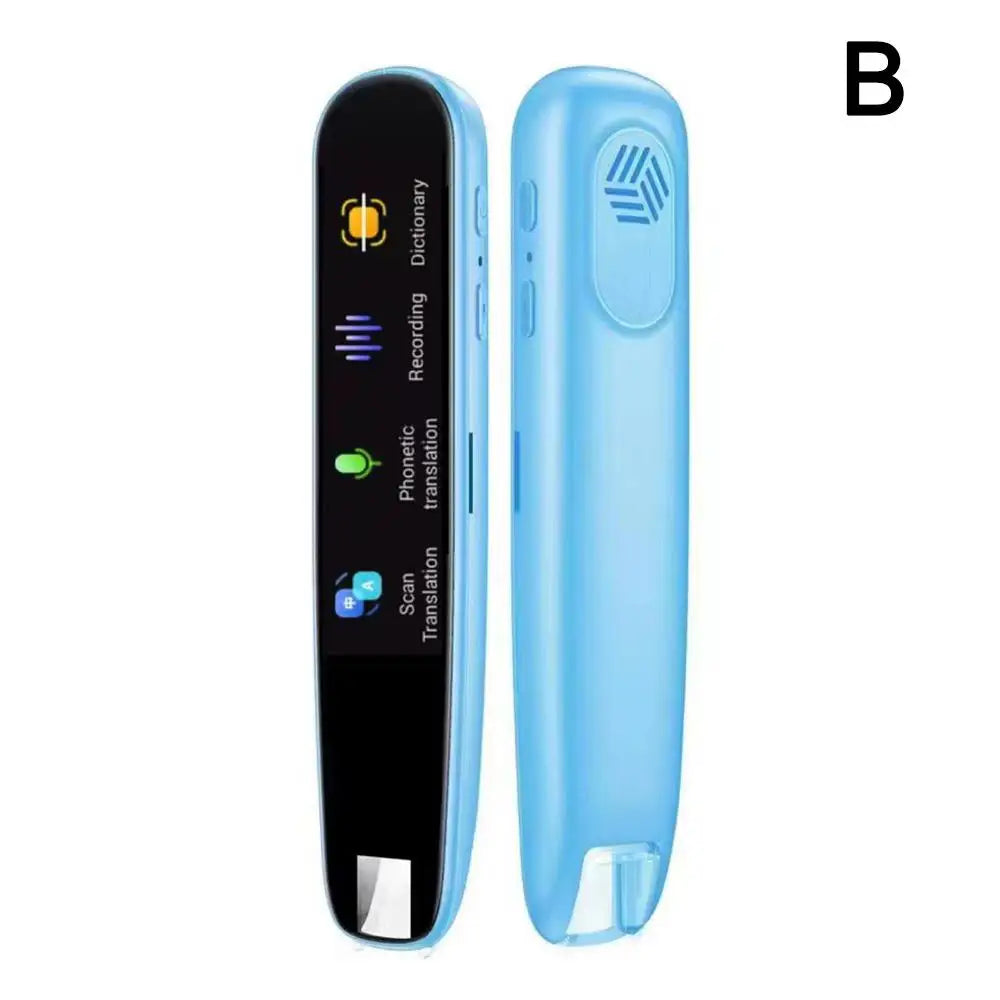 Offline Translation Pen For Teacher Student Dictionary English Intelligent Scanning Point Reading 123 Languages Translator Pen Peaceful Pleasures Health and Wellness Blue JP
