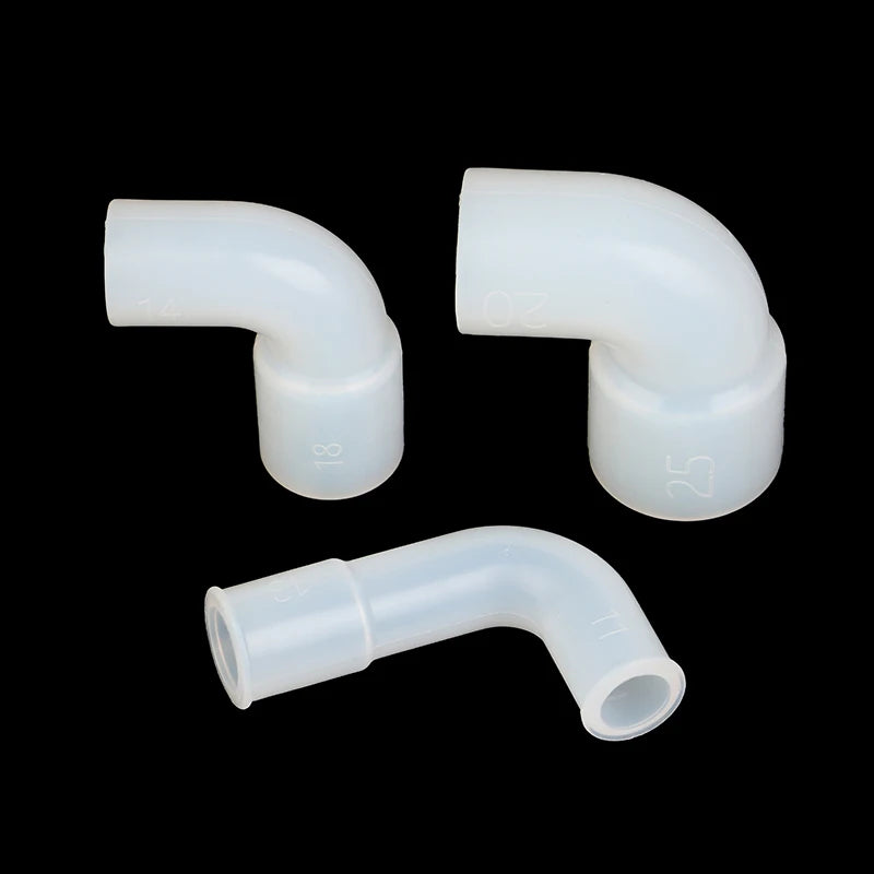 Fish Tank Garden Irrigation Silicone Elbow Soft Hard Pipe Connector Variable Diameter Elastic Right Angle Rubber Coupling Peaceful Pleasures Health and Wellness