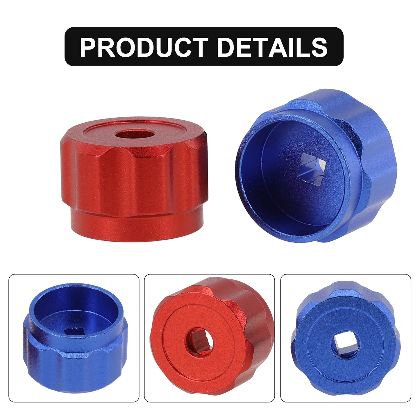 Round Wheel Handle Faucet Handles Manifold Gauges Knob Aluminum Alloy