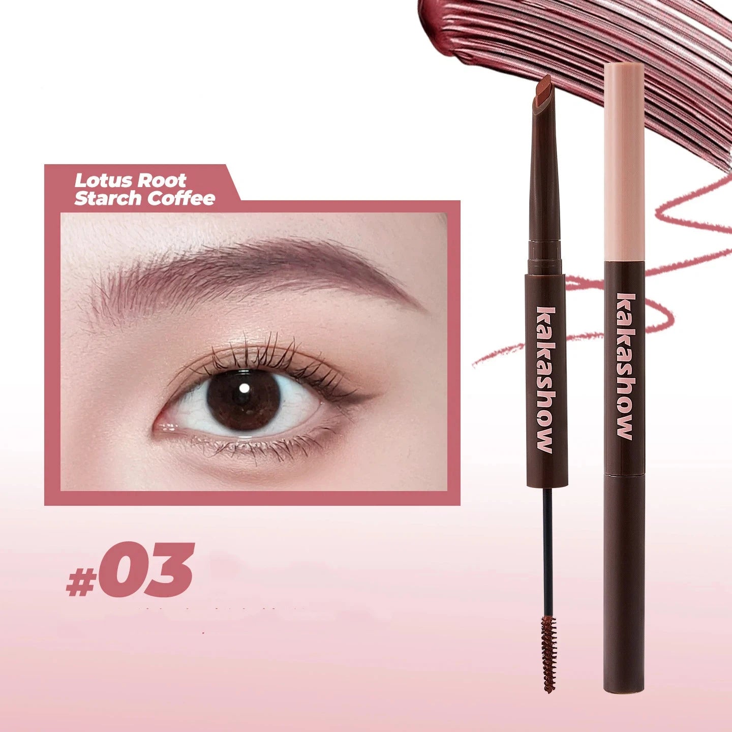 Waterproof Double-Ended Eyebrow Pencil & Tinting Cream | Matte