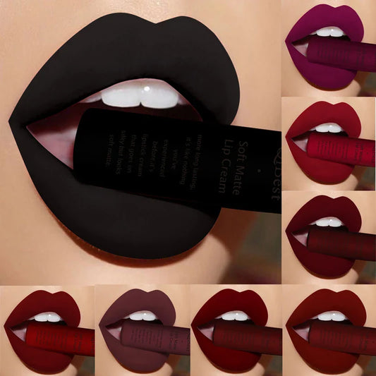 QIBEST Matte Liquid Lipstick – Waterproof Velvet Lip Tint Matte Liquid Lipstick Oasis Select