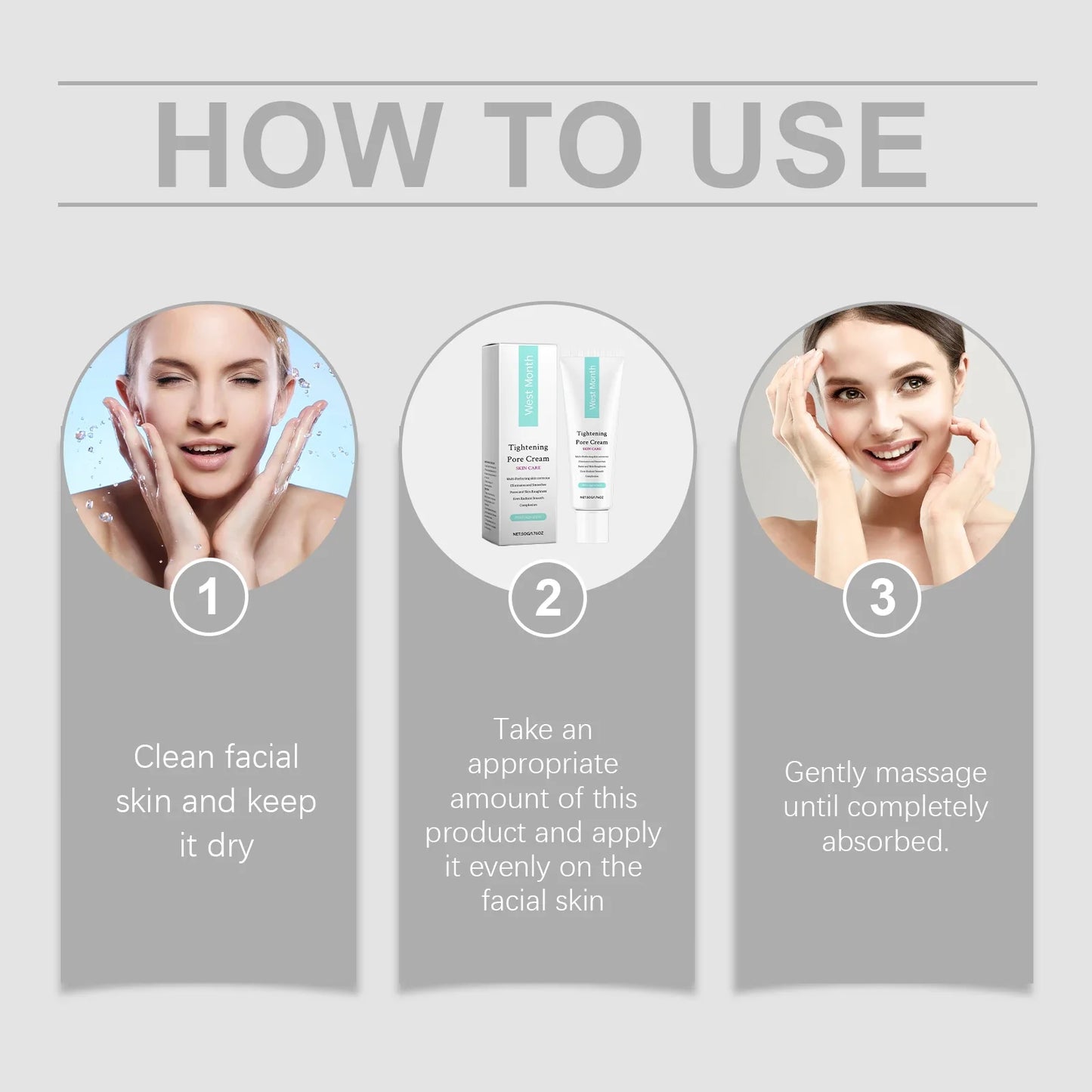 Pore Tightening Face Cream – Blackhead Removal & Oil Control 50g Pore Minimizing Cream Oasis Select
