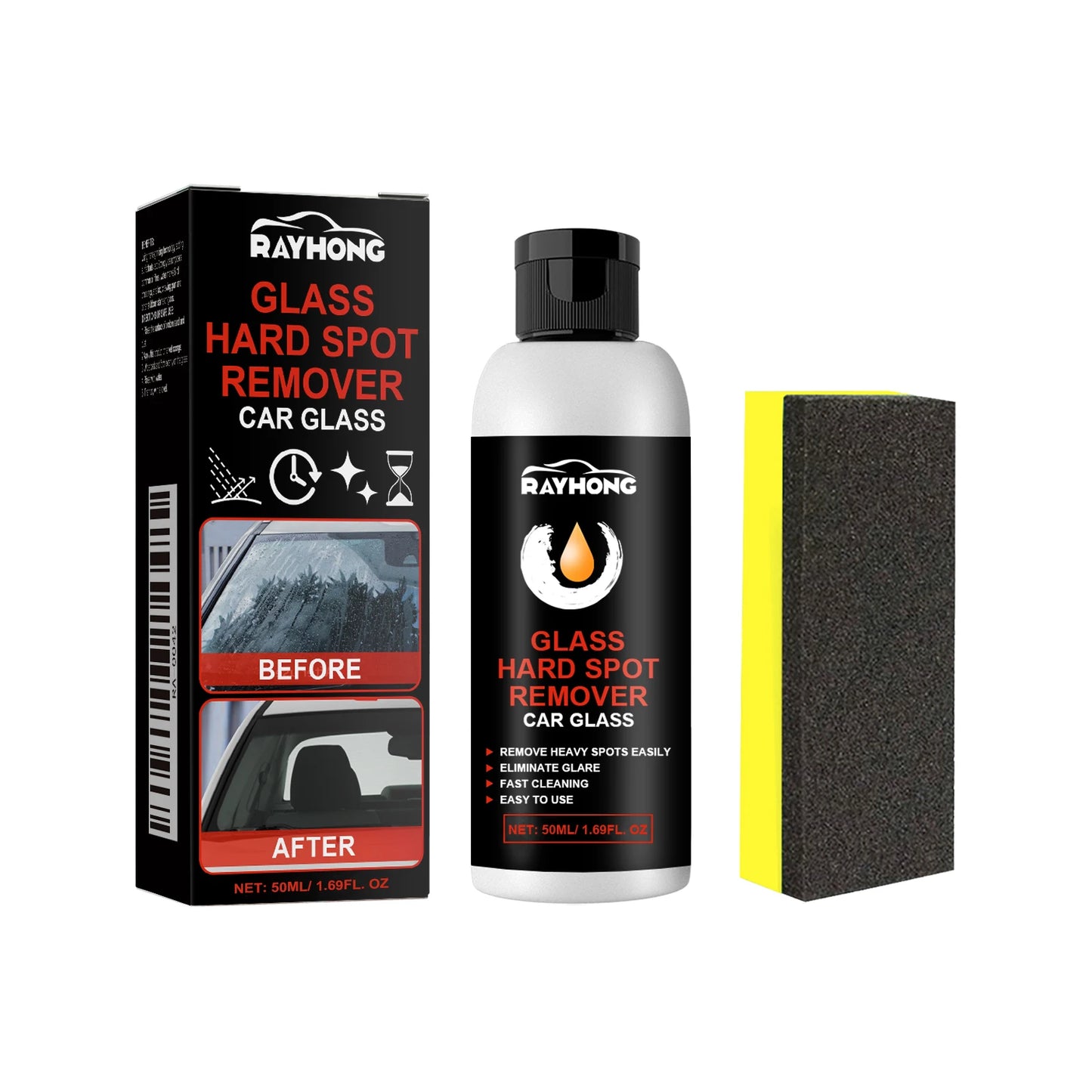 RayHong Car Glass Polishing Paste – Stain & Scratch Repair