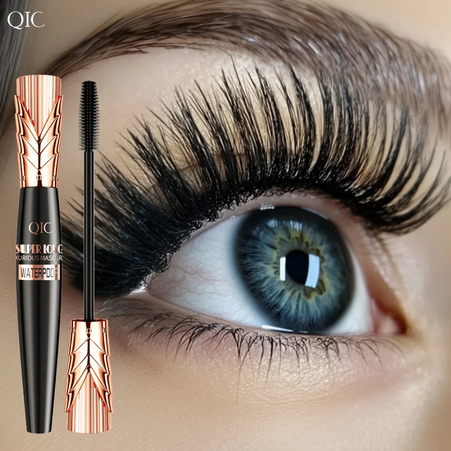 5D Silk Fiber Mascara – Waterproof, Lengthening & Volumizing