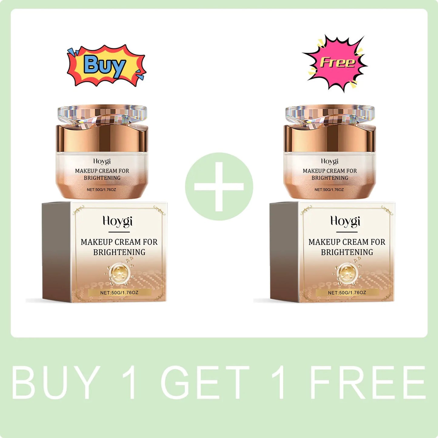 Lazy Face Cream Invisible Pores Cover Dark Spot Oil Control Brightening Foundation Base Concealer Moisturizing Isolation Cream Peaceful Pleasures Health and Wellness Buy 1 Get 1 Free