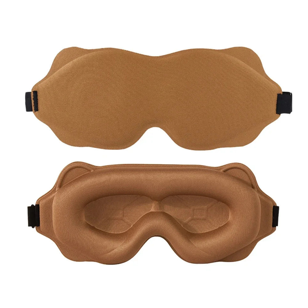 3D Sleep Eye Mask – Light Blocking, Breathable, Non-Pressing Sleep Eye Mask Peaceful Pleasures Health and Wellness YELLOW