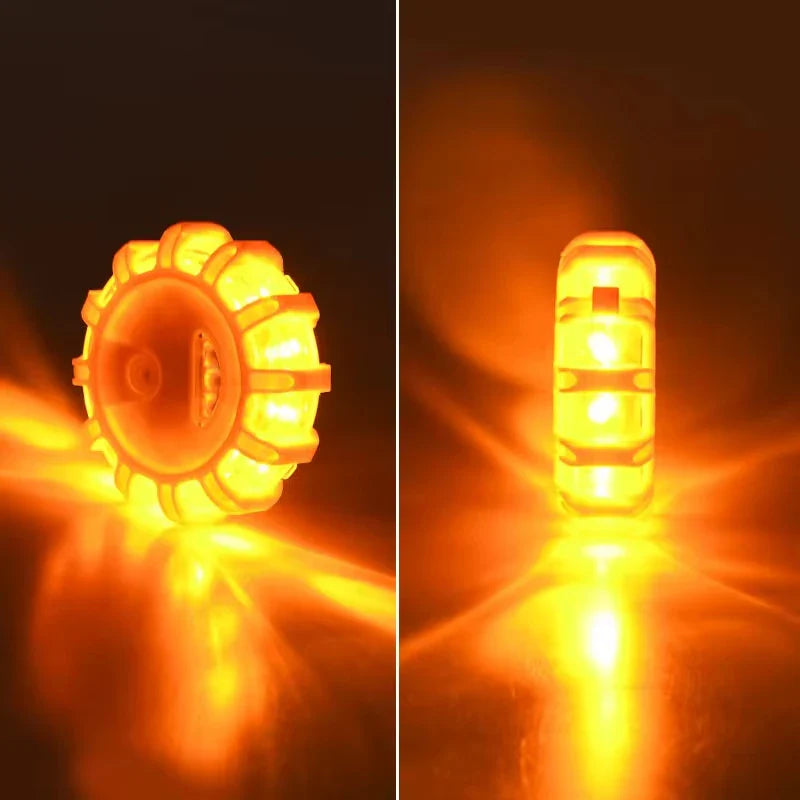 Magnetic LED Strobe Warning Light | Roadside Safety Beacon