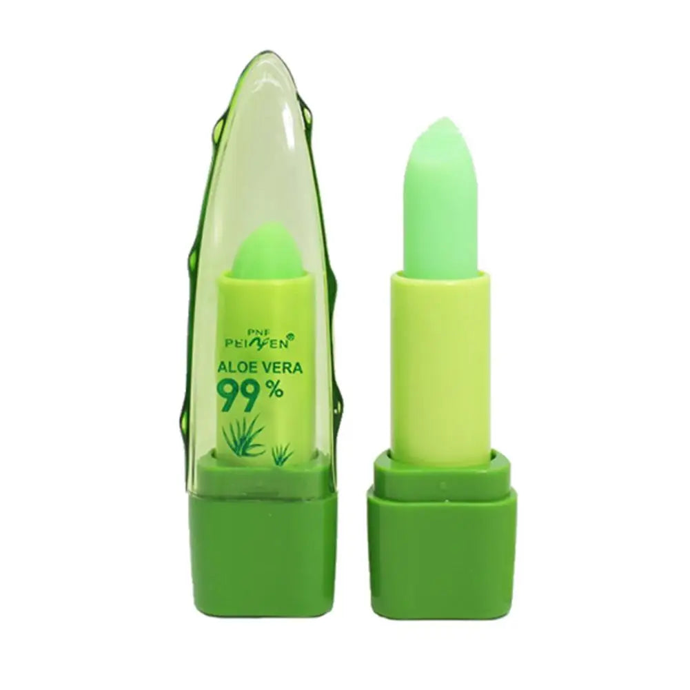 Aloe Vera Discolored Lip Balm/Lip Tint Magic Color Changing Lipstick Moisturizing Lasting Nourishing Lip Gloss Lip Makeup Care Peaceful Pleasures Health and Wellness Lip Balm