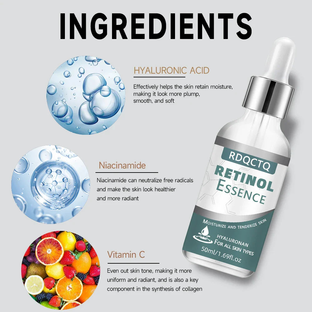 Retinol Serum with Hyaluronic Acid – Firming & Brightening