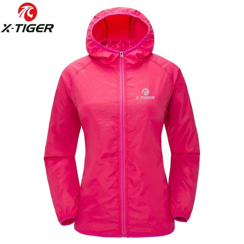 X-TIGER Windproof Reflective Cycling Jacket – Lightweight MTB
