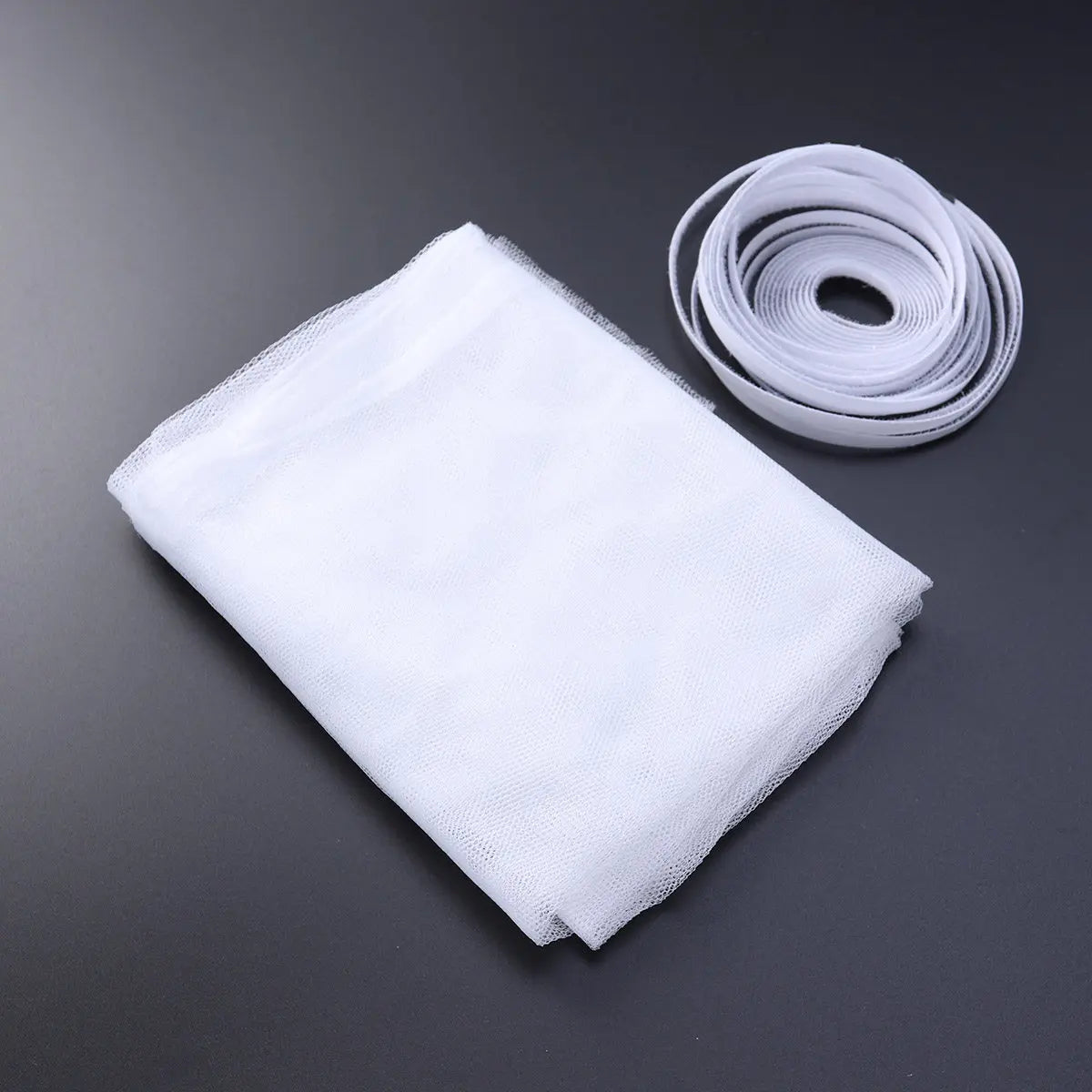 DIY Self-Adhesive Window Screen Mesh 130x150cm Mosquito Proof Netting Gauze Insect Tape Included Peaceful Pleasures Health and Wellness Default Title