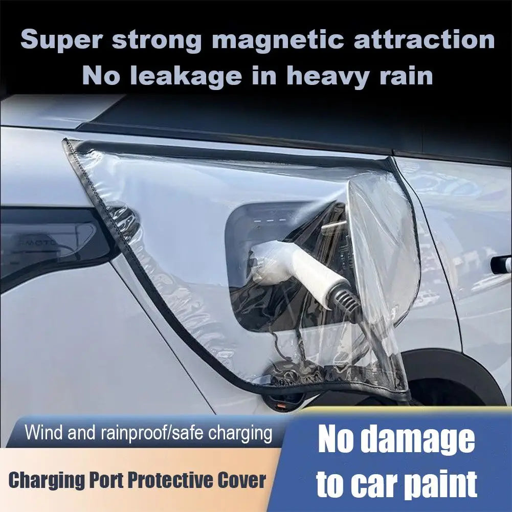 EV Charger Port Cover – Waterproof, Dustproof & Magnetic