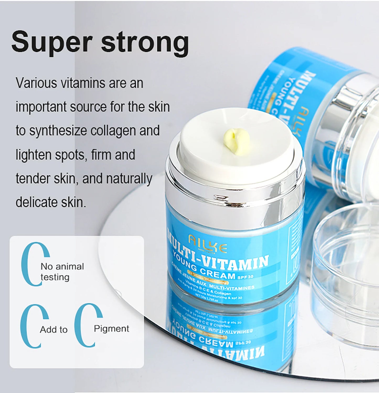 AILKE Multivitamin Face Cream – Brightening & Anti-Aging | 50ml
