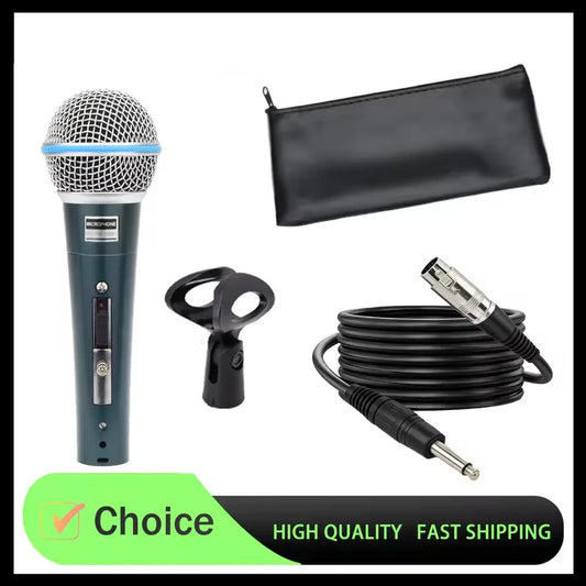AyeBeau Wired Dynamic Microphone – Karaoke, PC & Streaming Dynamic Microphone Oasis Select microphone