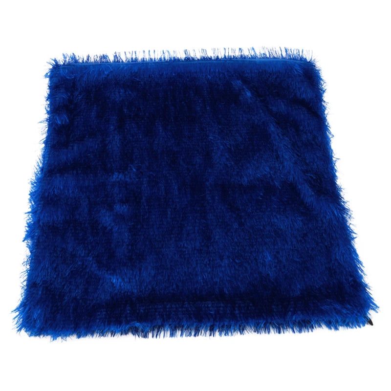 Throw Pillow Cover Short Plush Comfortable and Soft Sofa Decoration Household Products Modern Minimalism Cushion Covers Peaceful Pleasures Health and Wellness Royal blue